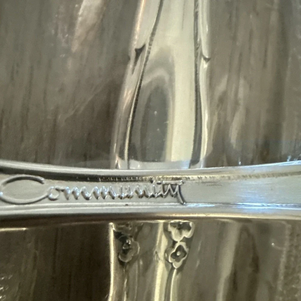 Set of 6 Oneida Community AFFECTION Flatware Teaspoons‎ 6